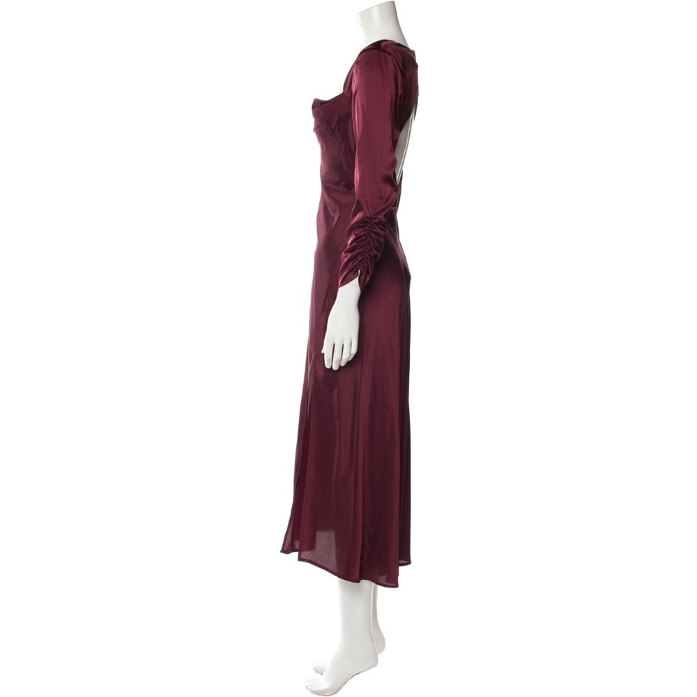 ASTR Square Neckline Long Burgundy - Picture 4 of 5